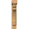 Ekena Millwork Olympic Block Rough Sawn Bracket w/ Offset Brace, Western Red Cedar, 6"W x 22"D x 34"H BKT0604X22X34OLY05RWR - alternate 3